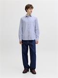 JJESUMMER LINEN BLEND SHIRT L/S SN infinity