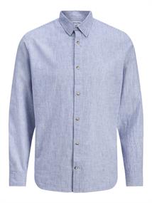 JJESUMMER LINEN BLEND SHIRT L/S SN infinity