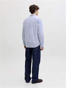 JJESUMMER LINEN BLEND SHIRT L/S SN infinity