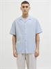 JJESUMMER RESORT SHIRT SS SN chambray blue