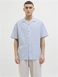 JJESUMMER RESORT SHIRT SS SN chambray blue