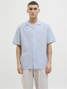 JJESUMMER RESORT SHIRT SS SN chambray blue