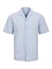 JJESUMMER RESORT SHIRT SS SN chambray blue