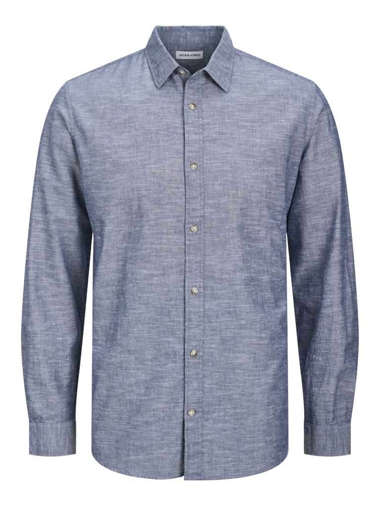 Jack & Jones Langarmhemd "JJESUMMER SHIRT LS SN" mit Hemdkragen günstig online kaufen
