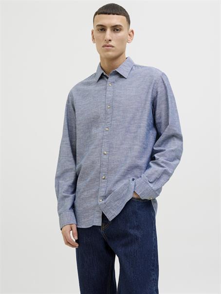 JJESUMMER SHIRT LS SN faded denim