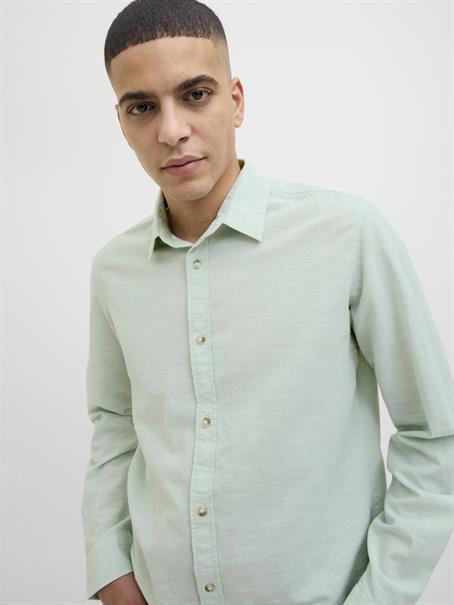 JJESUMMER SHIRT LS SN iceberg green