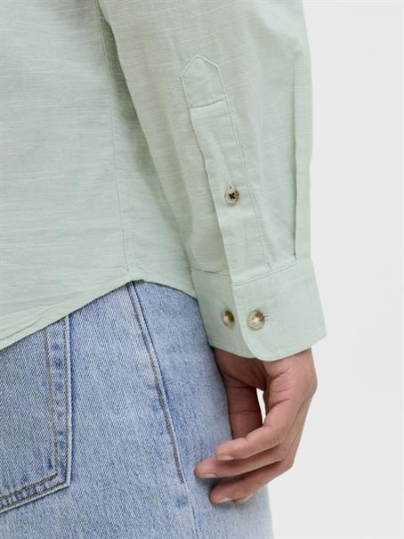 JJESUMMER SHIRT LS SN iceberg green