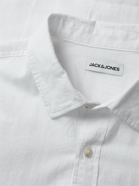 JJESUMMER SHIRT LS SN white