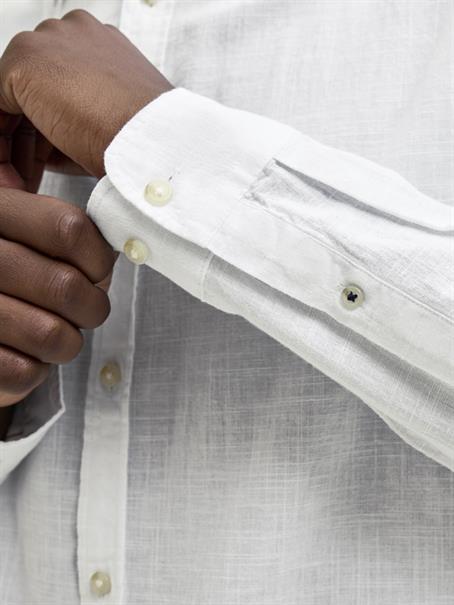 JJESUMMER SHIRT LS SN white