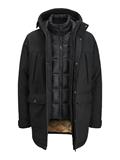 JJFINN SOFTSHELL PARKA black