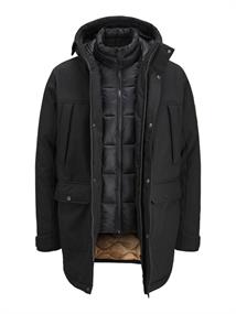 JJFINN SOFTSHELL PARKA black