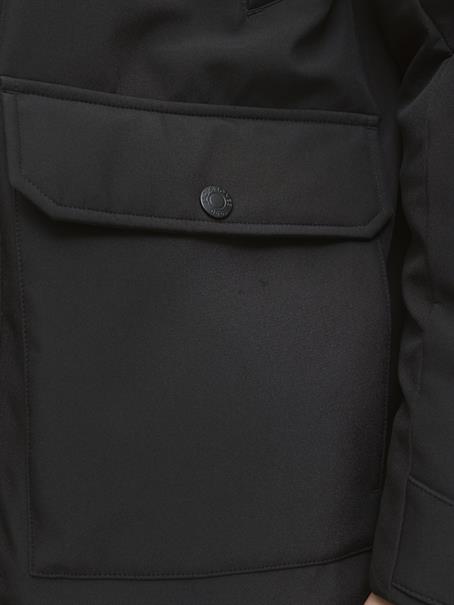JJFINN SOFTSHELL PARKA black