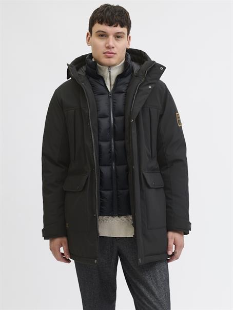 JJFINN SOFTSHELL PARKA black