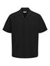 JJGLOBAL WAFFLE RESORT SHIRT SS black