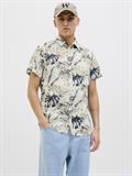 JJHAWAII AOP SHIRT SS LN cloud dancer