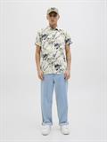JJHAWAII AOP SHIRT SS LN cloud dancer