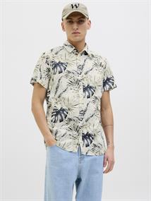 JJHAWAII AOP SHIRT SS LN cloud dancer
