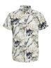 JJHAWAII AOP SHIRT SS LN cloud dancer
