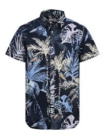 JJHAWAII AOP SHIRT SS LN sky captain
