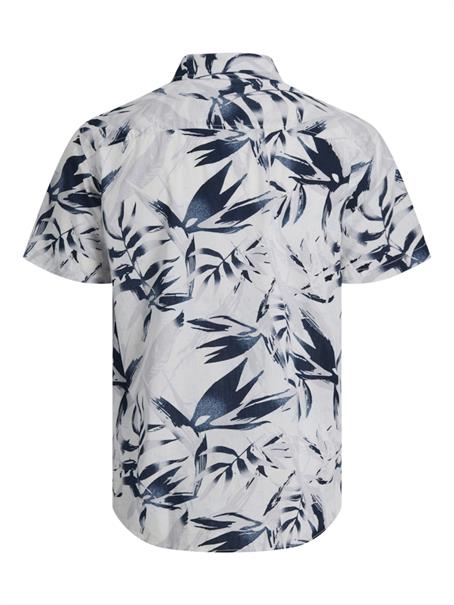 JJHONOLULU AOP SHIRT SS cloud dancer