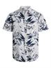 JJHONOLULU AOP SHIRT SS cloud dancer