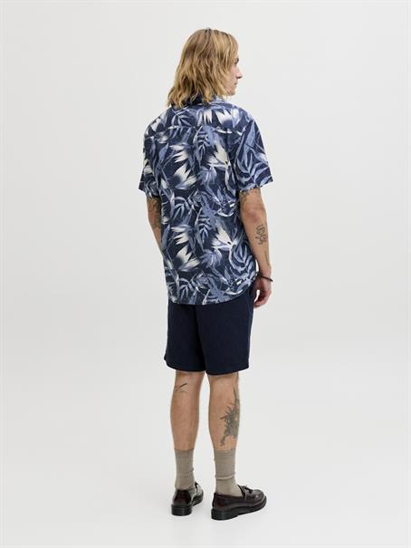 JJHONOLULU AOP SHIRT SS navy blazer