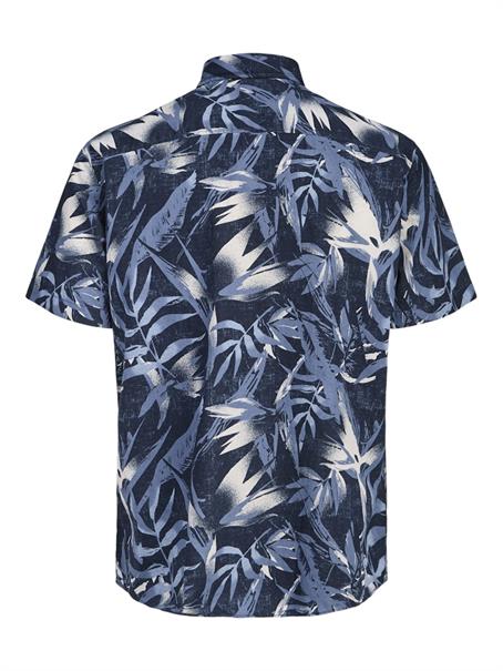 JJHONOLULU AOP SHIRT SS navy blazer