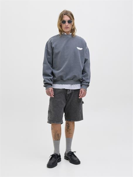 JJIALEX JJCARPENTER SHORTS SQ 889 grey denim