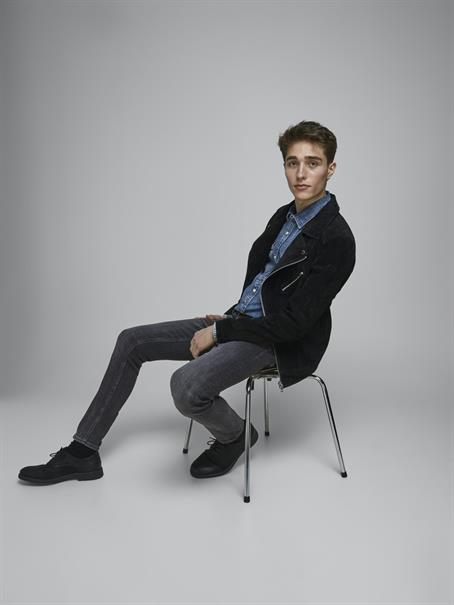 JJIGLENN JJORIGINAL CB 817 NOOS black denim
