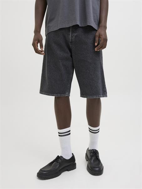 JJIRON JJORIGINAL SHORTS SQ 730 SN black denim