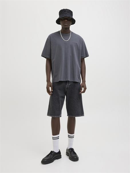 JJIRON JJORIGINAL SHORTS SQ 730 SN black denim