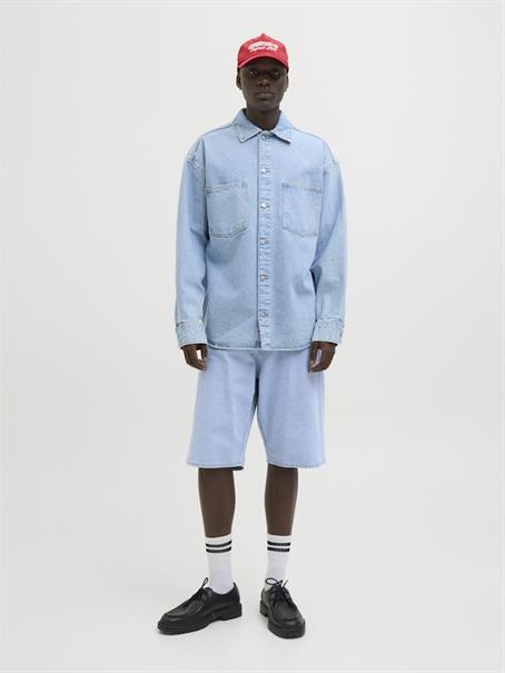 JJIRON JJORIGINAL SHORTS SQ 730 SN blue denim