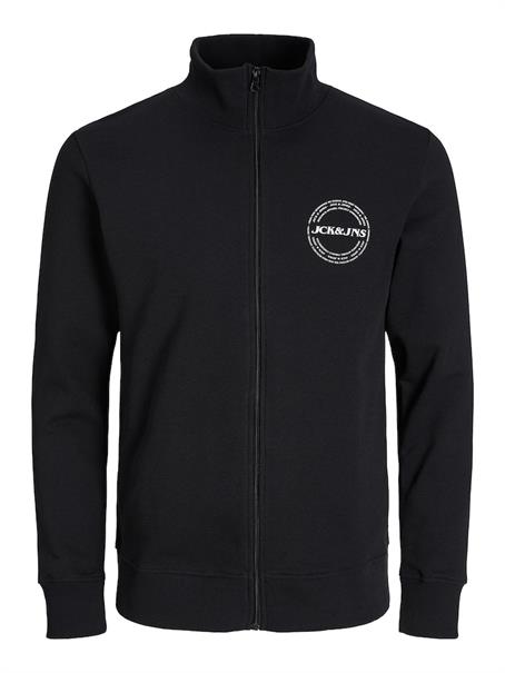 JJJAKE SWEAT ZIP HIGH NECK black