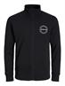 JJJAKE SWEAT ZIP HIGH NECK black