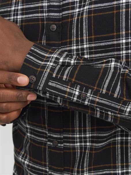 JJJOSHUA FALL FLANNEL SHIRT LS black