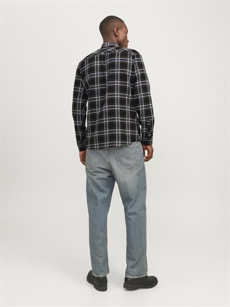 JJJOSHUA FALL FLANNEL SHIRT LS black