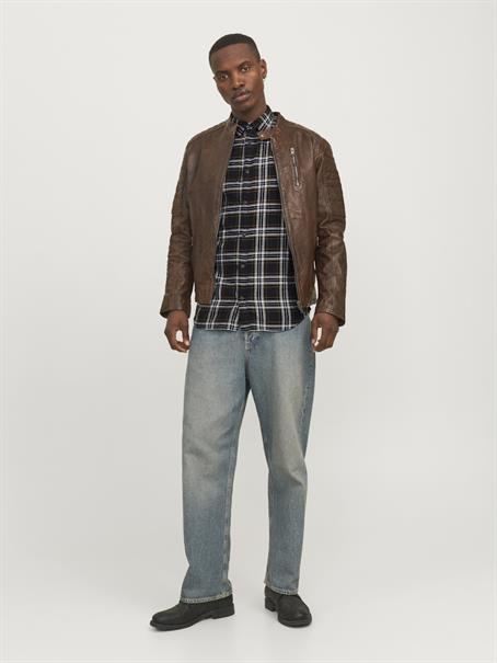 JJJOSHUA FALL FLANNEL SHIRT LS black