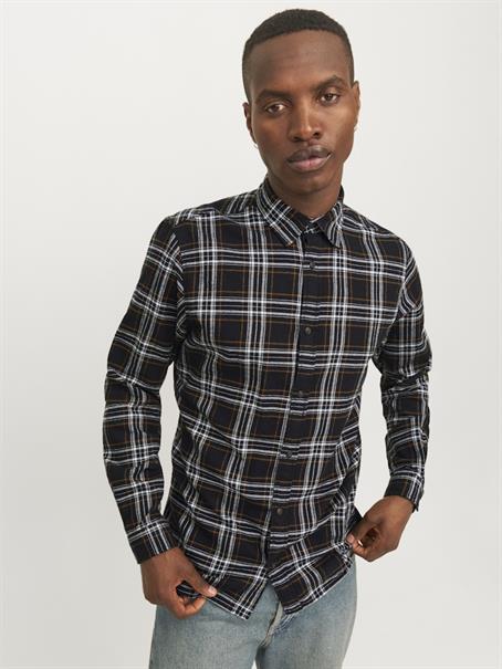 JJJOSHUA FALL FLANNEL SHIRT LS black
