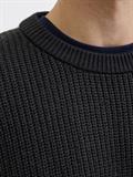 JJKAITO KNIT CREW NECK BF black