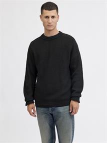 JJKAITO KNIT CREW NECK BF black