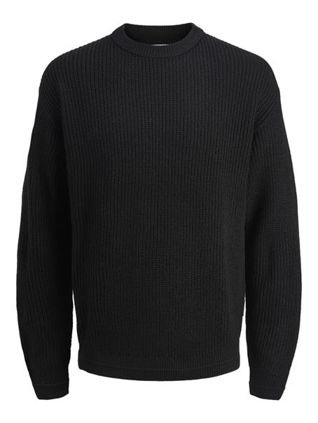JJKAITO KNIT CREW NECK BF black