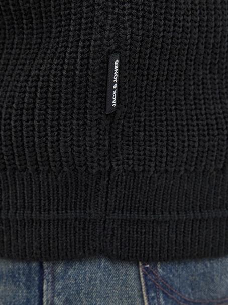 JJKAITO KNIT CREW NECK BF black