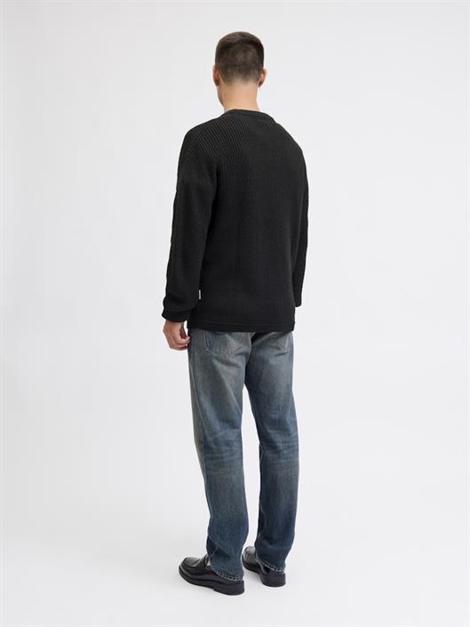 jjkaito-knit-crew-neck-bf-black