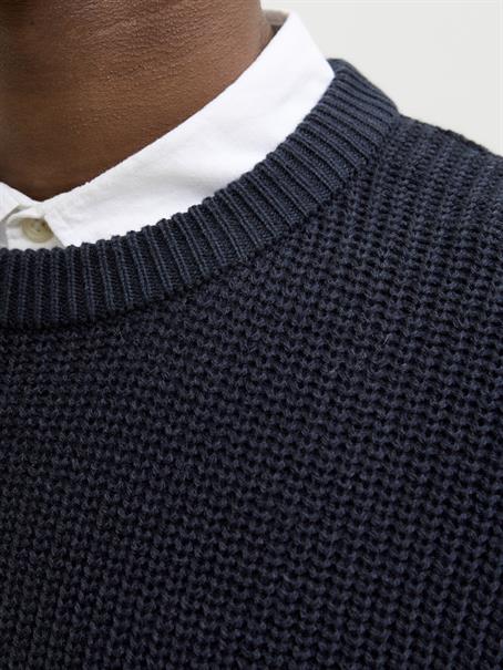 JJKAITO KNIT CREW NECK BF sky captain