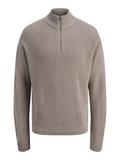 JJKAITO KNIT HALF ZIP BF atmosphere