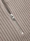 JJKAITO KNIT HALF ZIP BF atmosphere