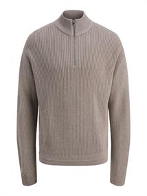 JJKAITO KNIT HALF ZIP BF atmosphere