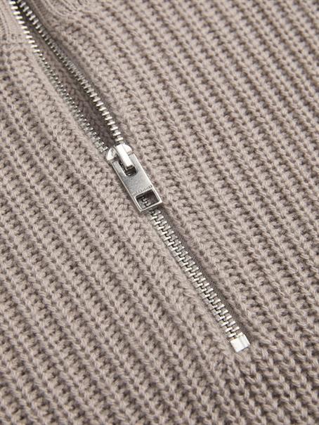 JJKAITO KNIT HALF ZIP BF atmosphere