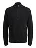 JJKAITO KNIT HALF ZIP BF black
