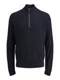 JJKAITO KNIT HALF ZIP BF sky captain